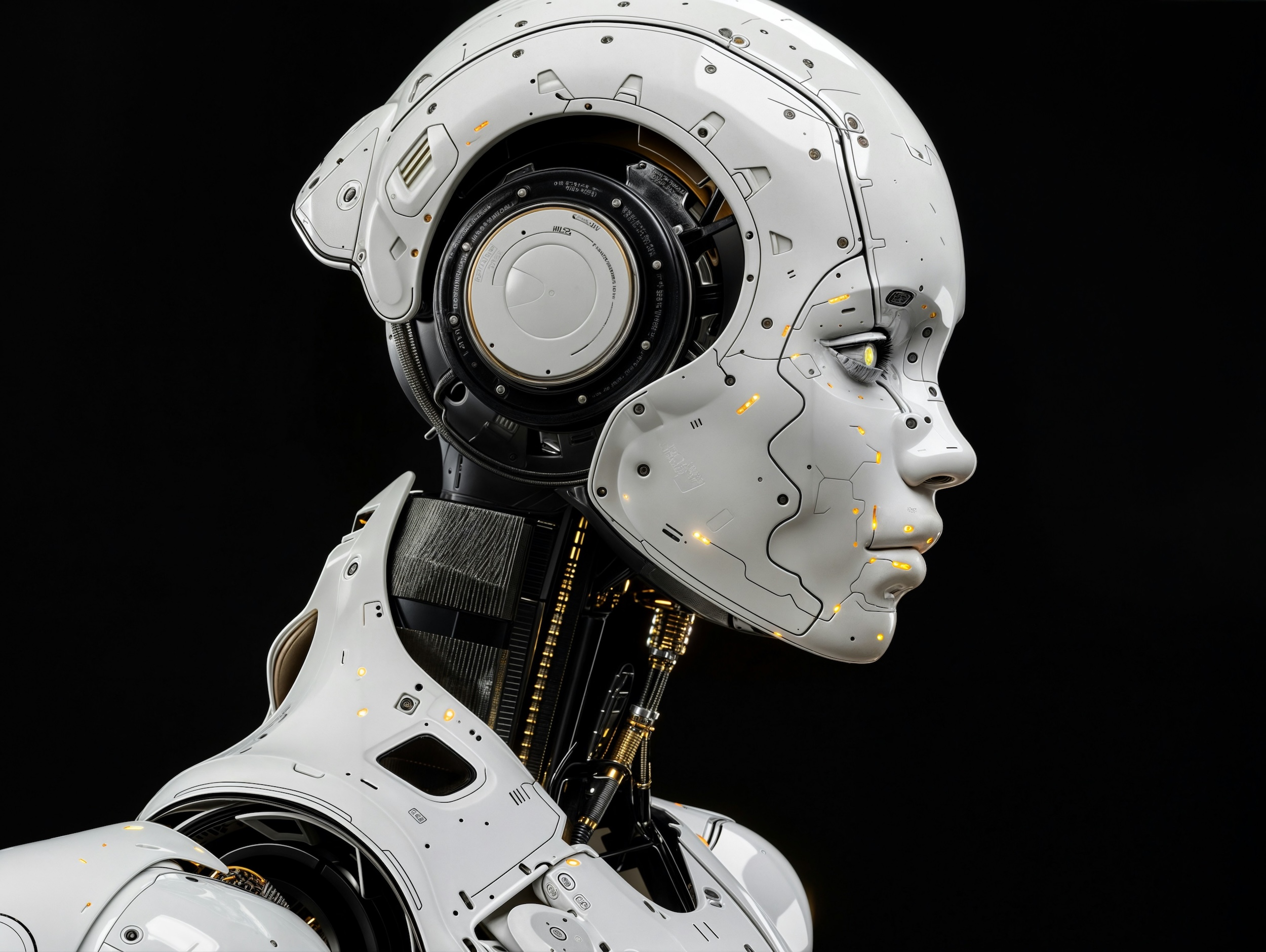 Robot sous forme d'IA représentant les solutions auditives "technologies avancées"